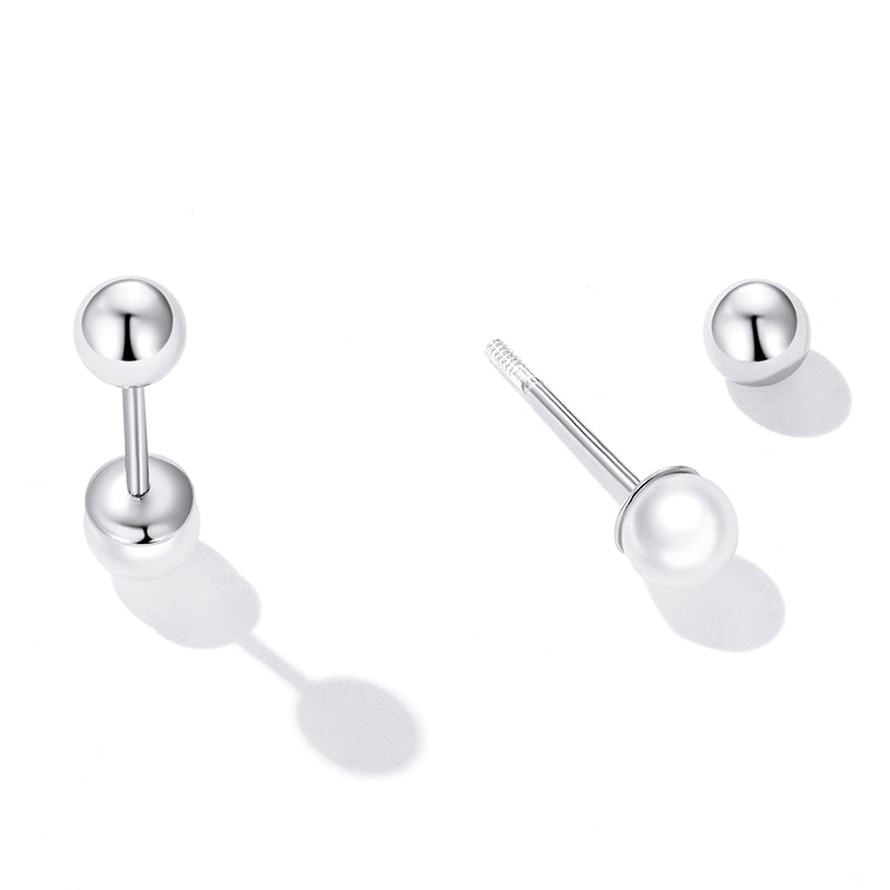 925 Sterling Silver Quality Shell Pearl Earrings for Women