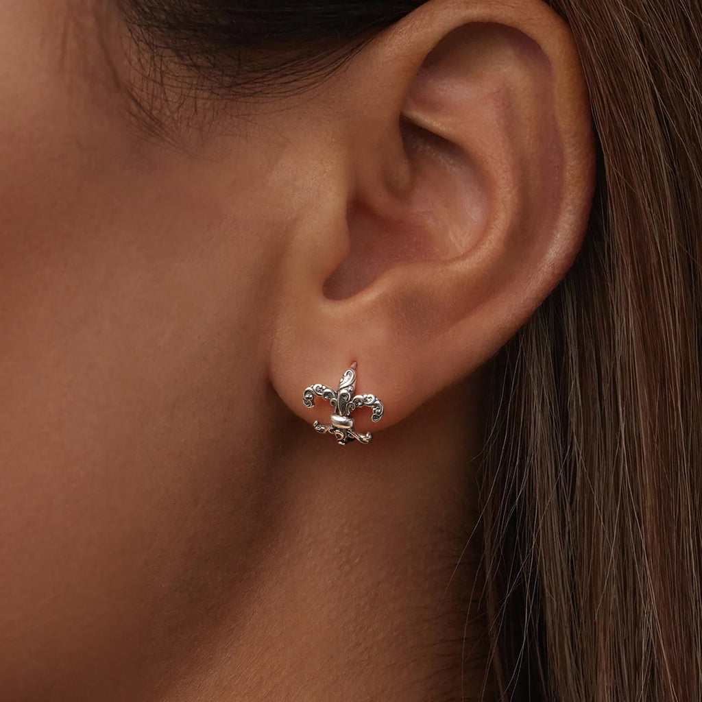 925 Sterling Silver Earrings for Women - 1.2cm