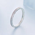 925 Sterling Silver Nano Opal Ring Size 6.0 for Women
