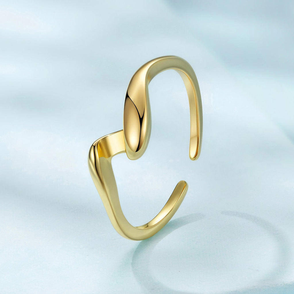 925 Sterling Silver White Gold Plated Ring for Women