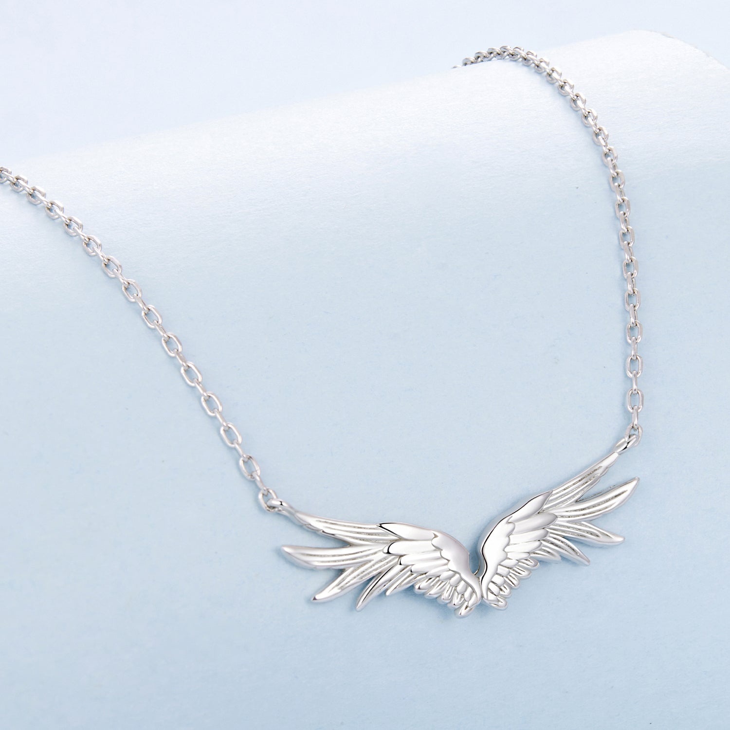 925 Sterling Silver Plated 40+5cm White Gold Necklace for Women