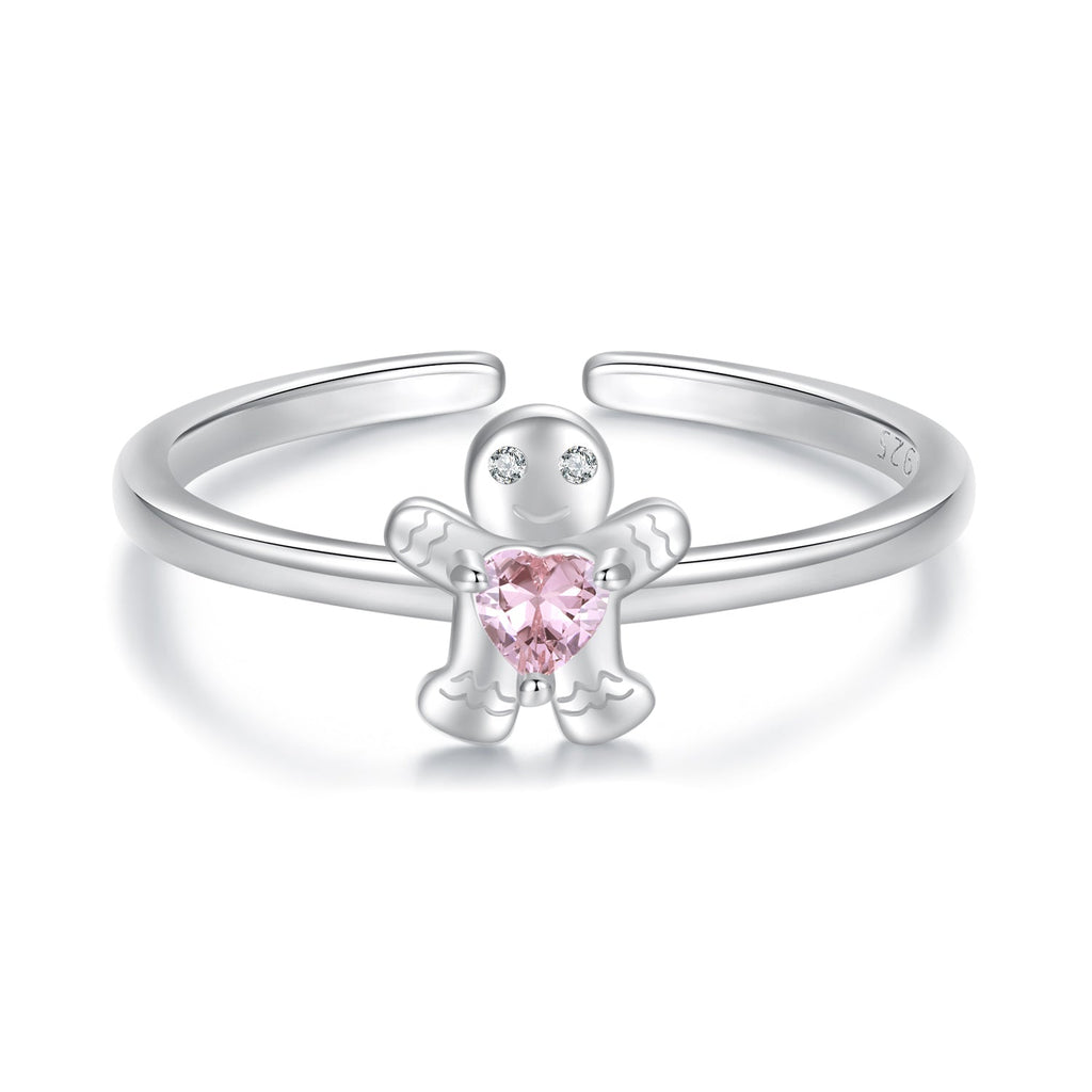 925 Sterling Silver White Gold Plated Pavé Setting CZ Ring