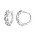 925 Sterling Silver 0.20 Carat Moissanite Earrings for Women
