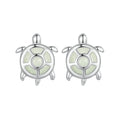 925 Sterling Silver Luminous Stone Earrings