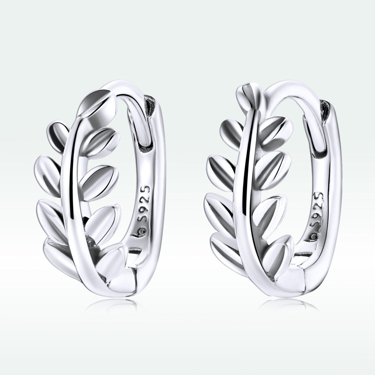 S925 Oxidized Silver Earrings 1.2*0.5cm for Women