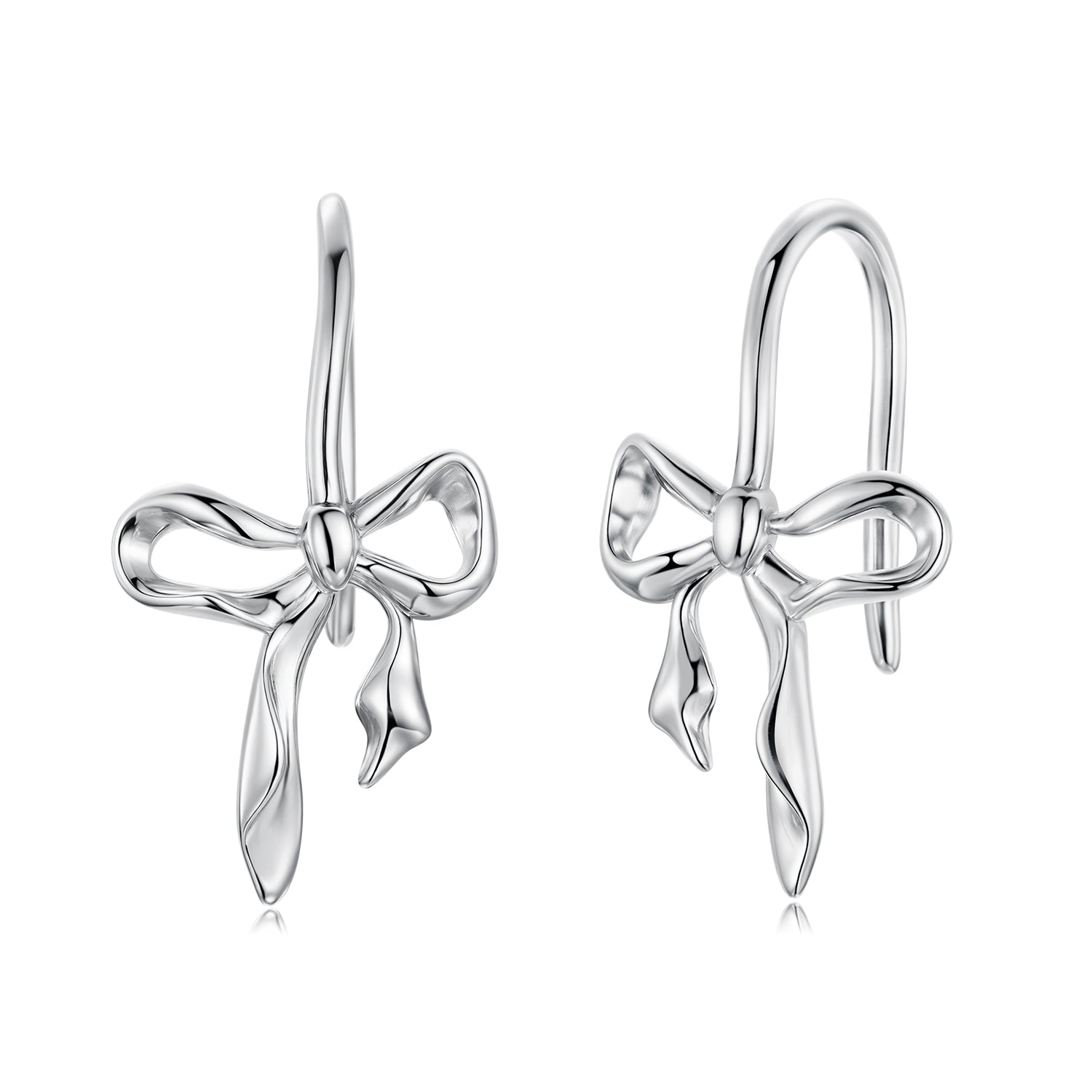 925 Sterling Silver Earrings 1.8cm x 1.0cm for Women