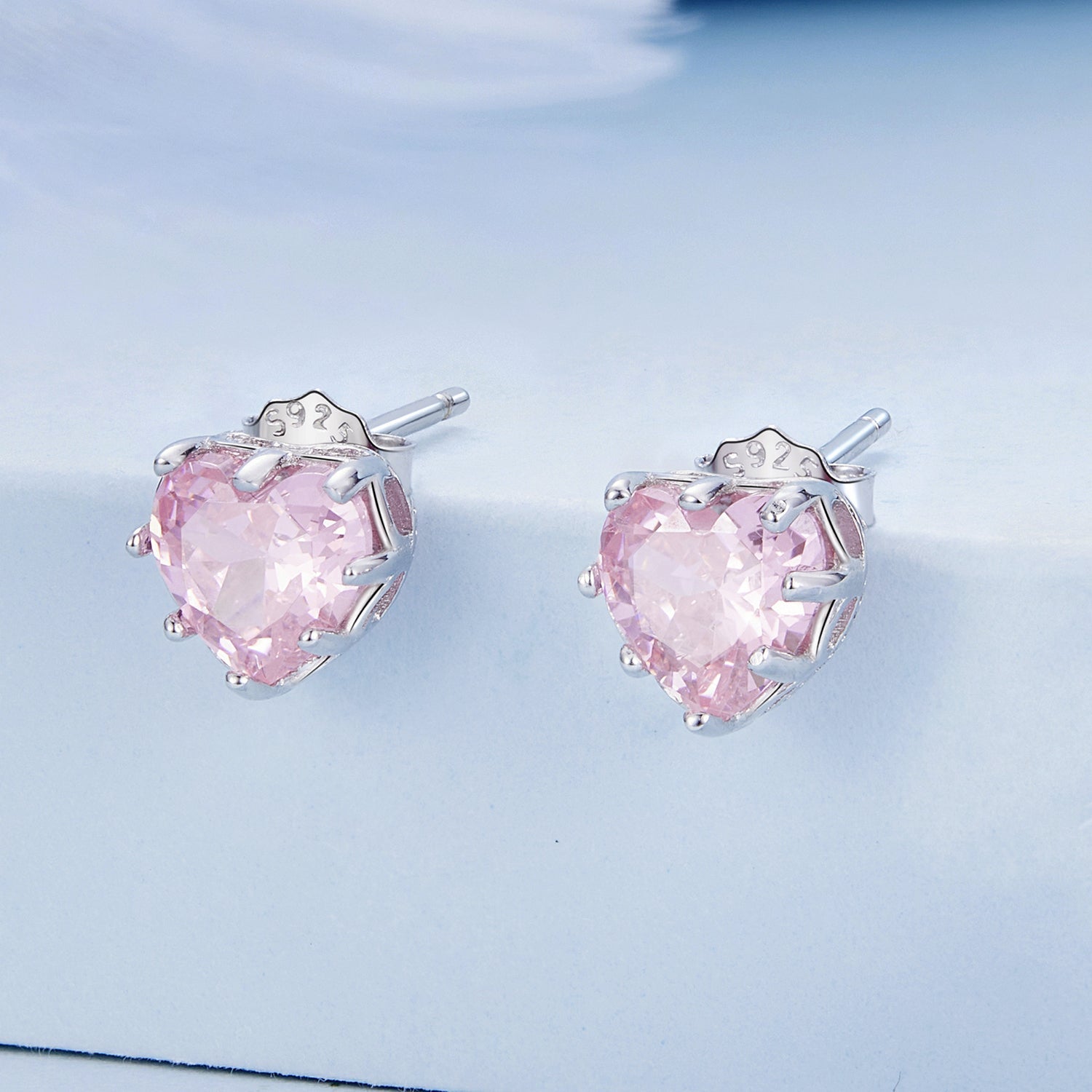 925 Sterling Silver Earrings with Pavé Setting CZ for Women