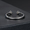 925 Sterling Silver Moissanite Ring Size E for Women