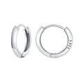 925 Sterling Silver Oxidized 14x3mm Earrings