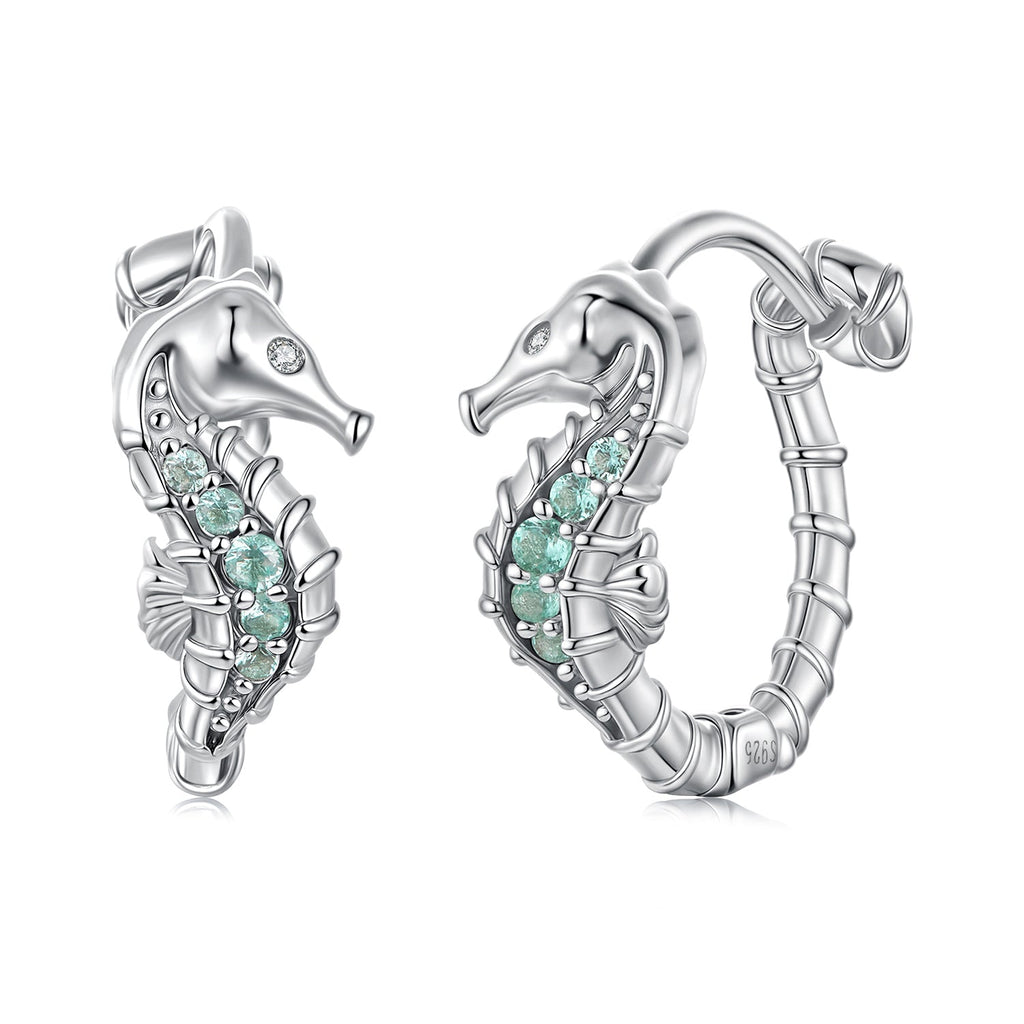 925 Sterling Silver Pavé Setting CZ Earrings for Women