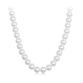 925 Sterling Silver White Gold Plated 39-45.5cm Quality Shell Pearl Necklace for Women