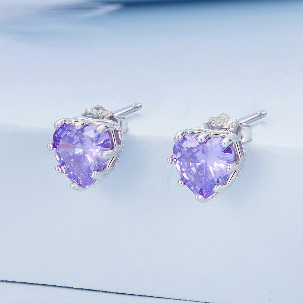 925 Sterling Silver Earrings with Pavé Setting CZ for Women