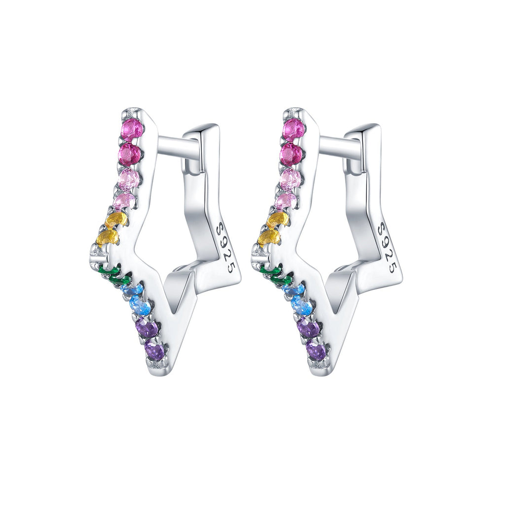 925 Sterling Silver Earrings with Pavé Setting CZ for Women