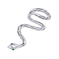925 Sterling Silver Oxidized 2.5x1.9 cm Pavé Setting CZ Earrings for Women