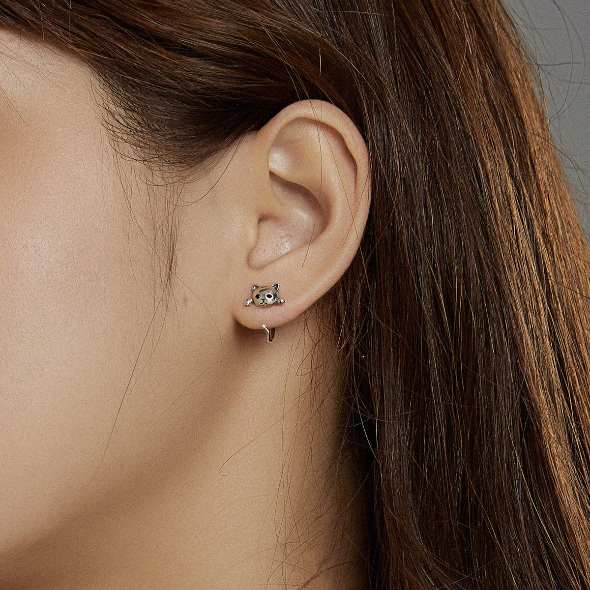 925 Sterling Silver Earrings with Pavé Setting and CZ Stones