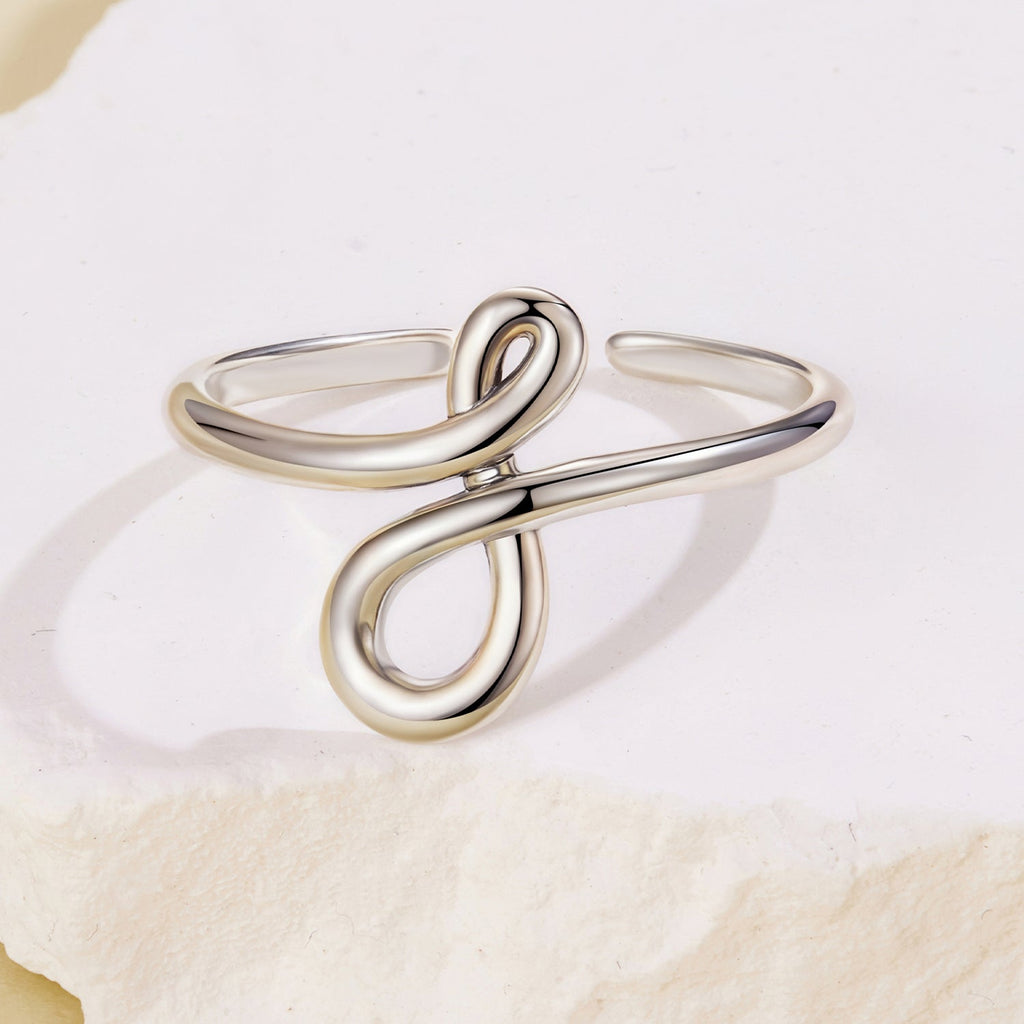 925 Sterling Silver Oxidized Silver 0.16 cm Ring