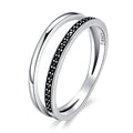 925 Sterling Silver 0.6CM Width Ring Size 6 for Women
