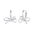 925 Sterling Silver Earrings 20x18mm with Oxidized Finish for Women