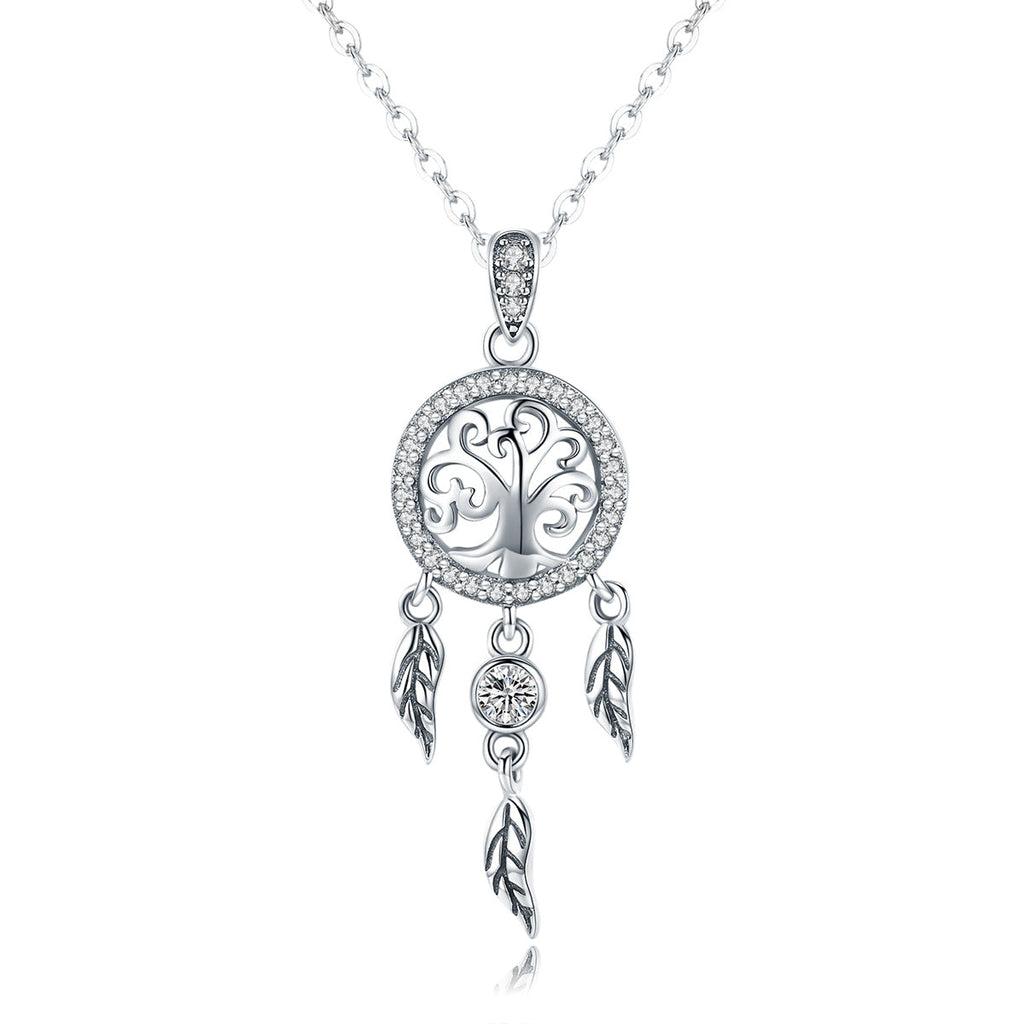 925 Sterling Silver Necklace 36-45cm with Pendant for Women