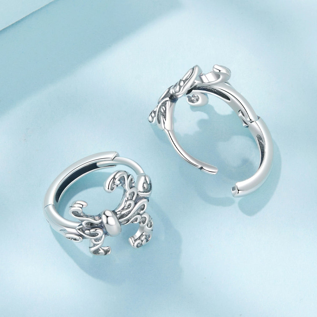 925 Sterling Silver Earrings for Women - 1.2cm