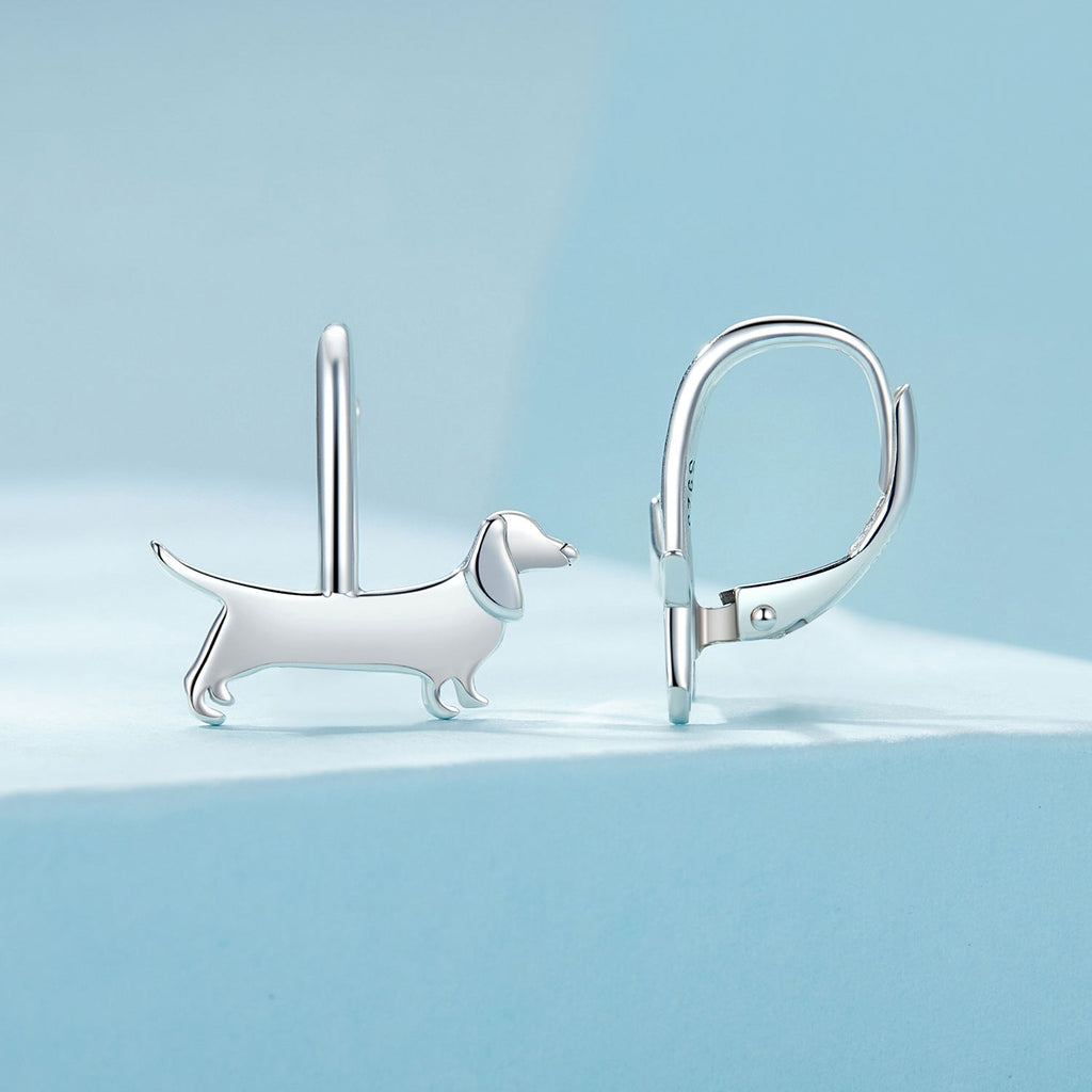 925 Oxidized Silver Earrings 17mm for Women