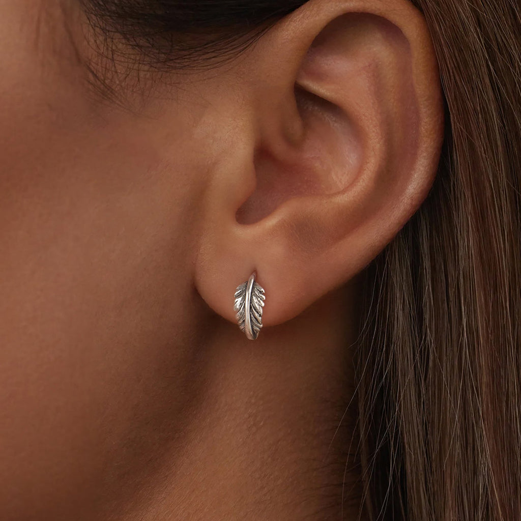 925 Sterling Silver Earrings with Oxidized Silver for Women
