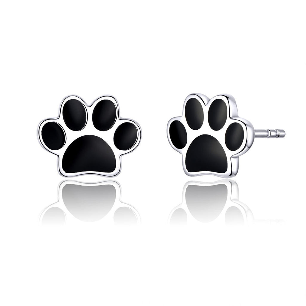 925 Sterling Silver Earrings with Enamel Finish