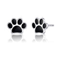 925 Sterling Silver Earrings with Enamel Finish
