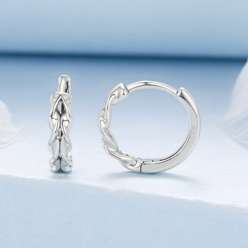 925 Sterling Silver Earrings for Women with Oxidized Finish