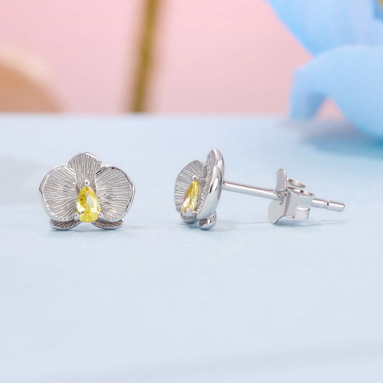 925 Sterling Silver Pavé CZ Earrings for Women - 0.6*0.8cm