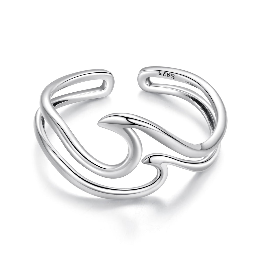 925 Sterling Silver Oxidized Ring for Men - Width 0.3-1.1cm