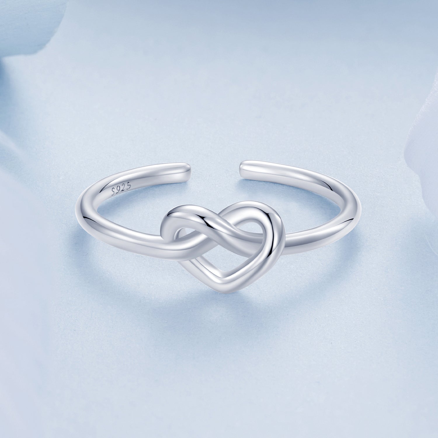 925 Sterling Silver & Plated White Gold 1.6mm Ring for Women