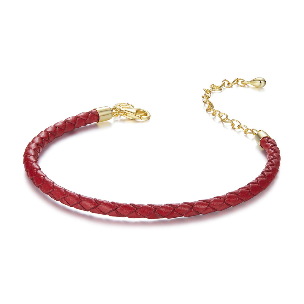 925 Sterling Silver & Gold Plated Adjustable 15+6cm Bracelet for Women