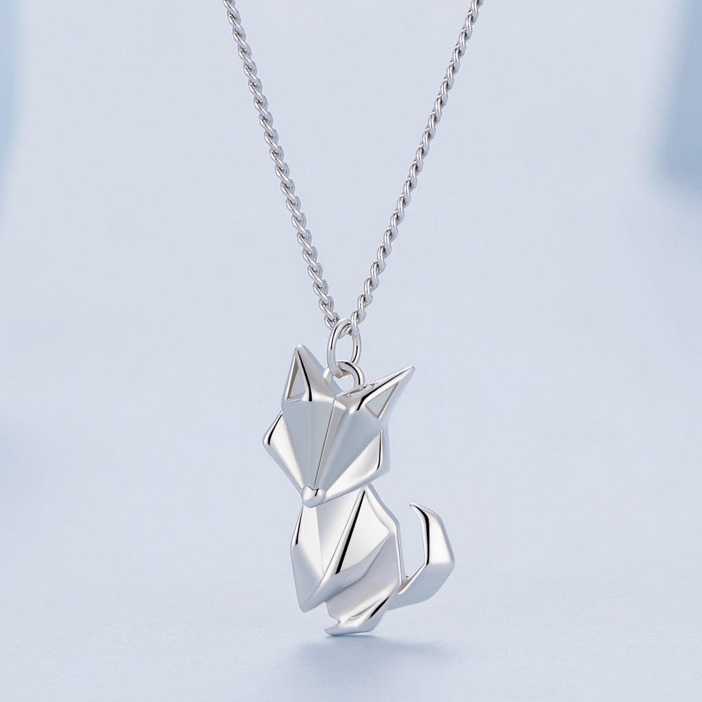 925 Sterling Silver 16mm x 10mm Platinum Plated Necklace for Unisex