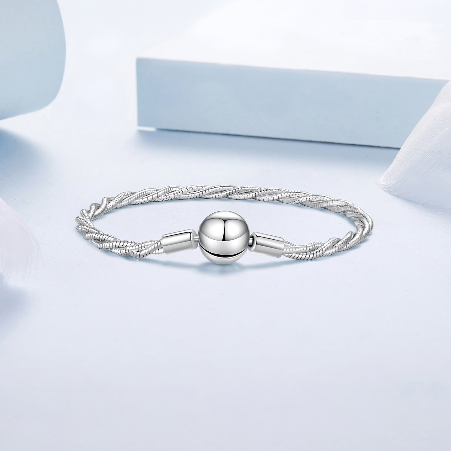 925 Sterling Silver Bracelet 17cm with Oxidized Finish