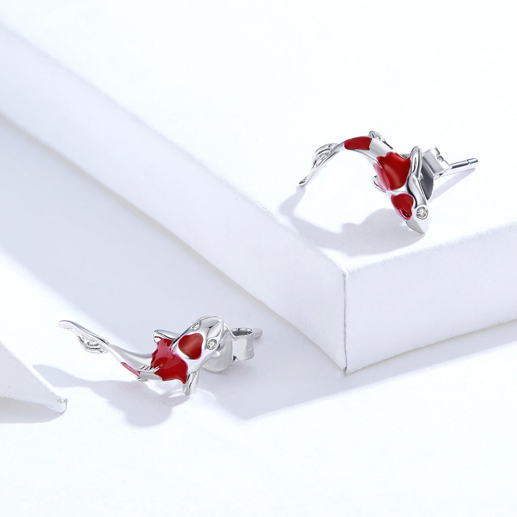 925 Sterling Silver Plated Earrings with Pavé Setting CZ for Women