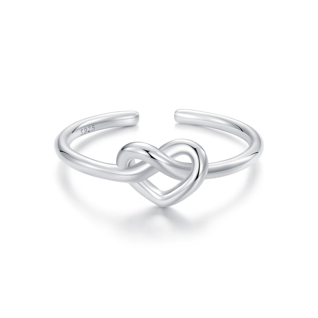 925 Sterling Silver & Plated White Gold 1.6mm Ring for Women