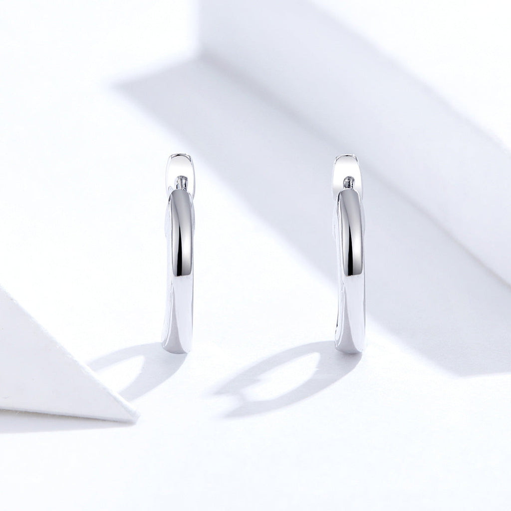 925 Sterling Silver Plated Black Gold Earrings for Women