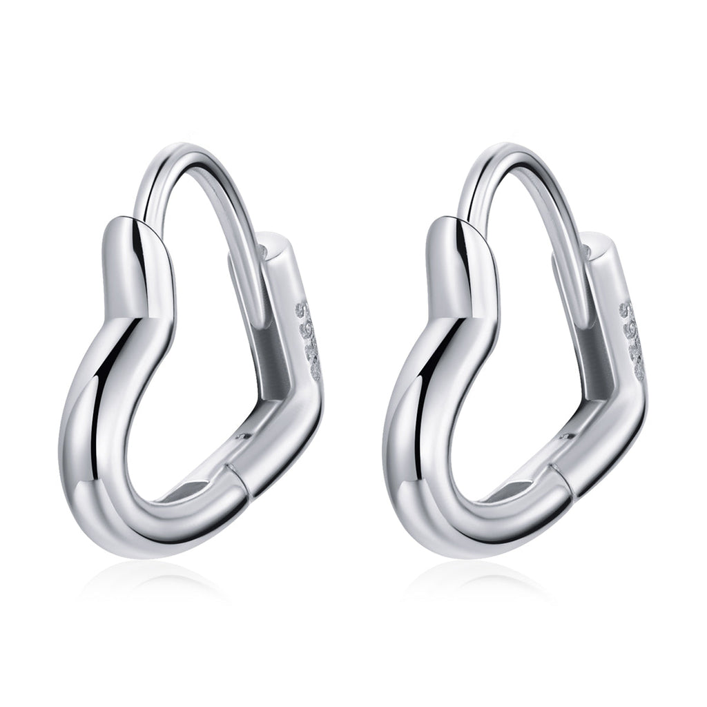 925 Sterling Silver & Platinum Earrings for Women