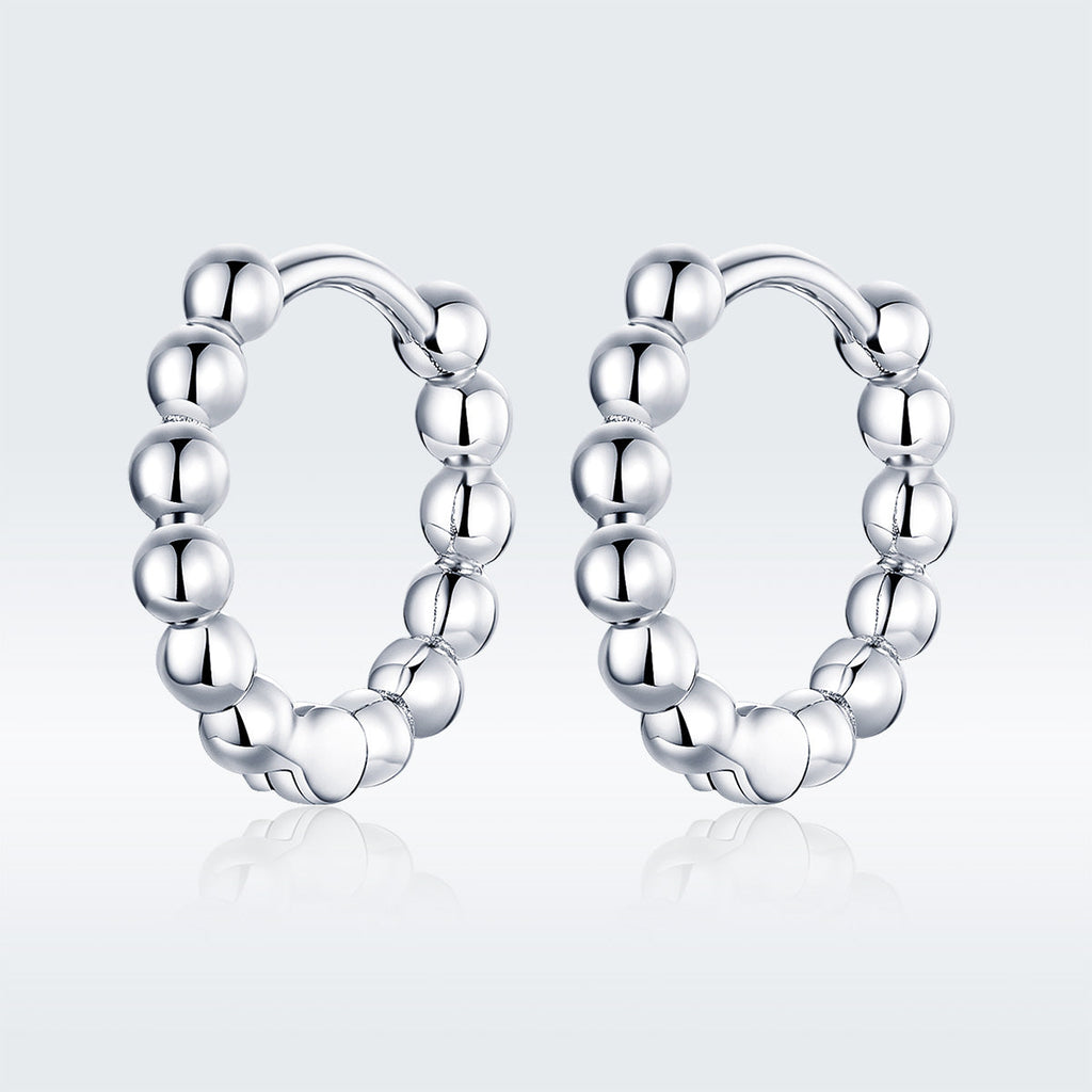 925 Sterling Silver Plated Platinum Earrings for Women