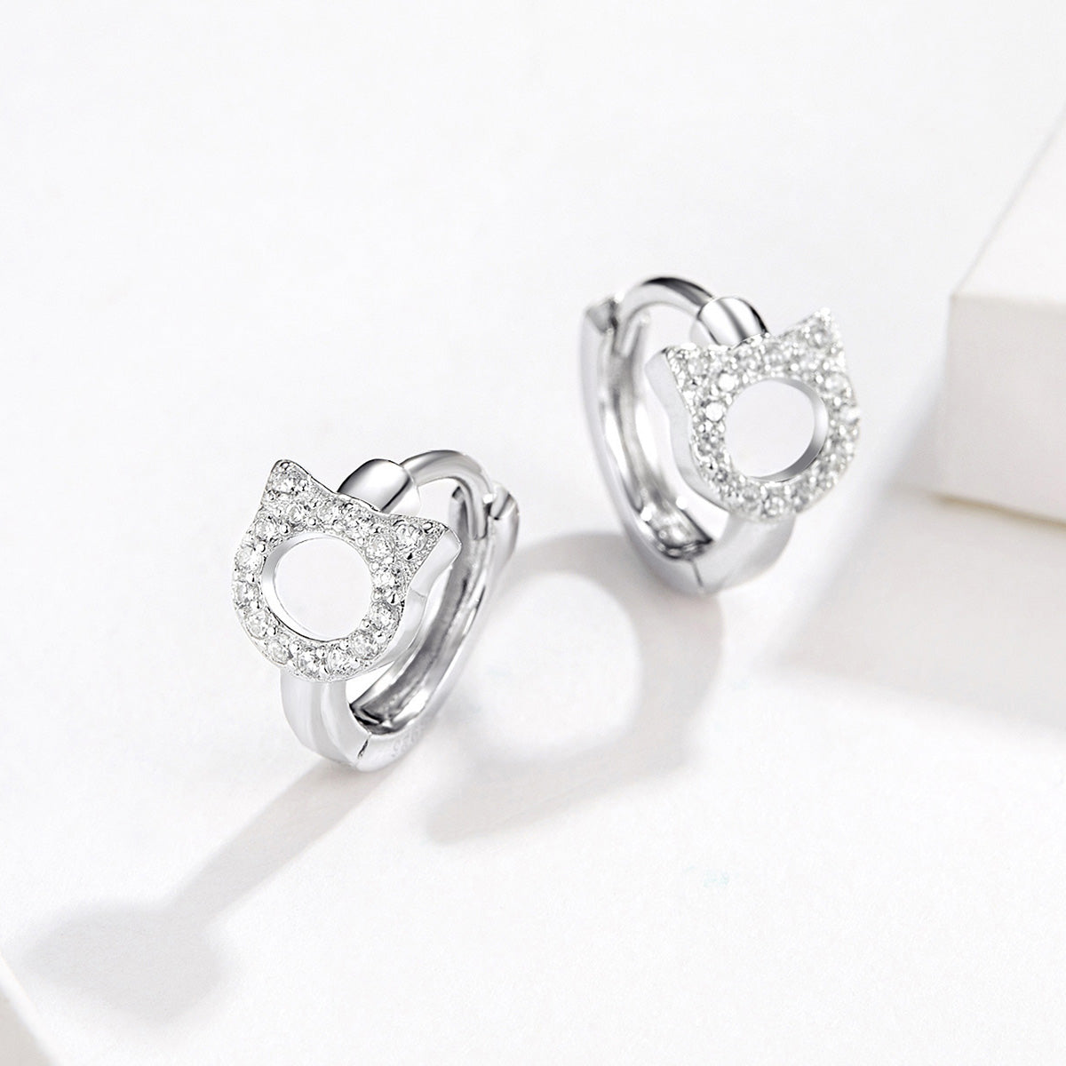 925 Sterling Silver CZ Earrings for Women