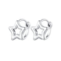 S925 Oxidized Silver 1cm Earrings for Women