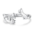 925 Sterling Silver 3mm Pavé Setting CZ Ring