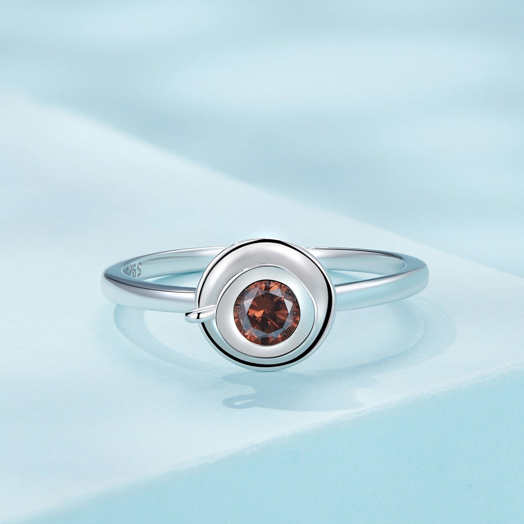 925 Sterling Silver Ring with Pavé Setting CZ