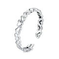 925 Sterling Silver Oxidized Silver 0.3cm Width Ring for Unisex