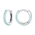 925 Sterling Silver Enamel Oxidized Earrings for Women