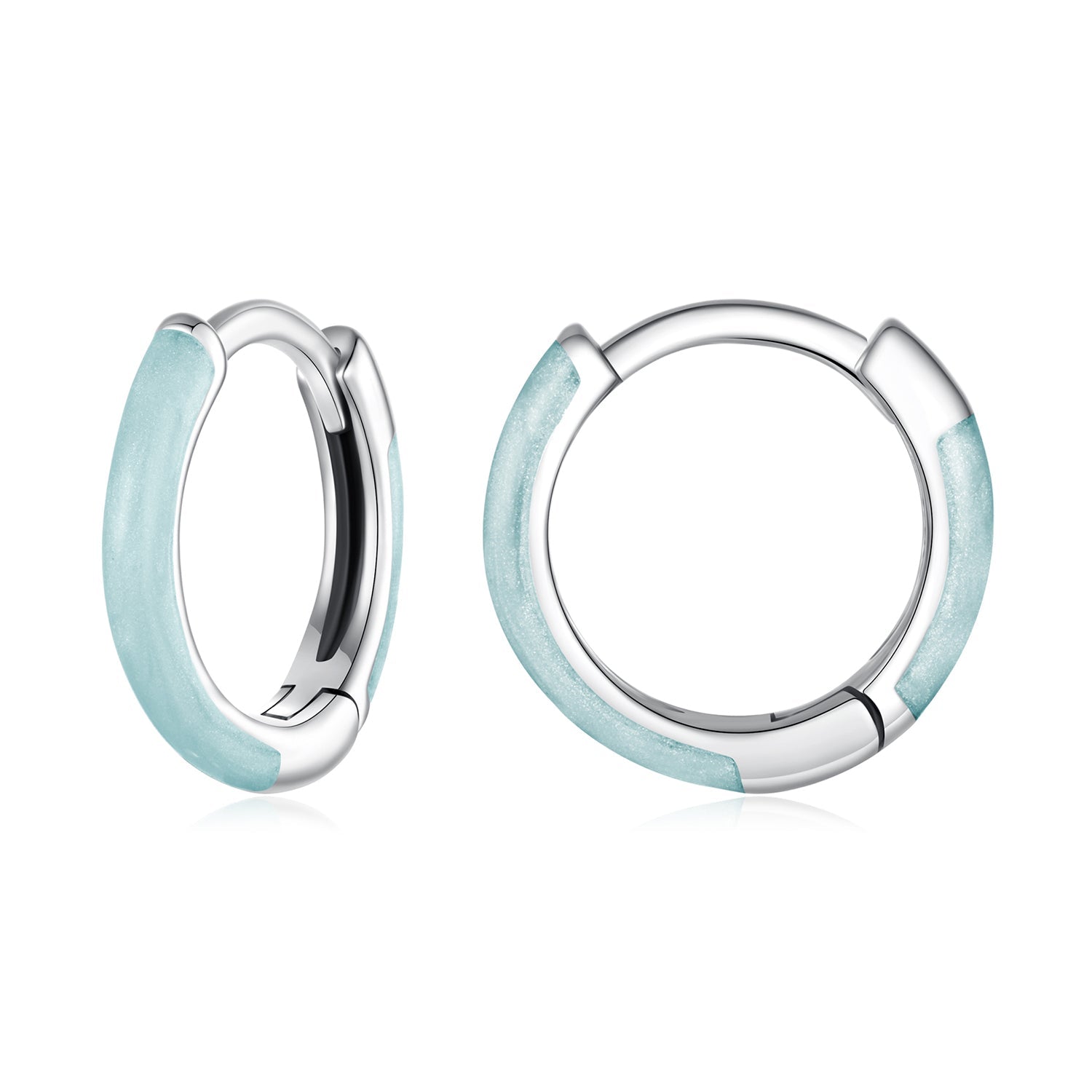 925 Sterling Silver Enamel Oxidized Earrings for Women