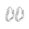 925 Sterling Silver Earrings with Pavé Setting CZ for Women