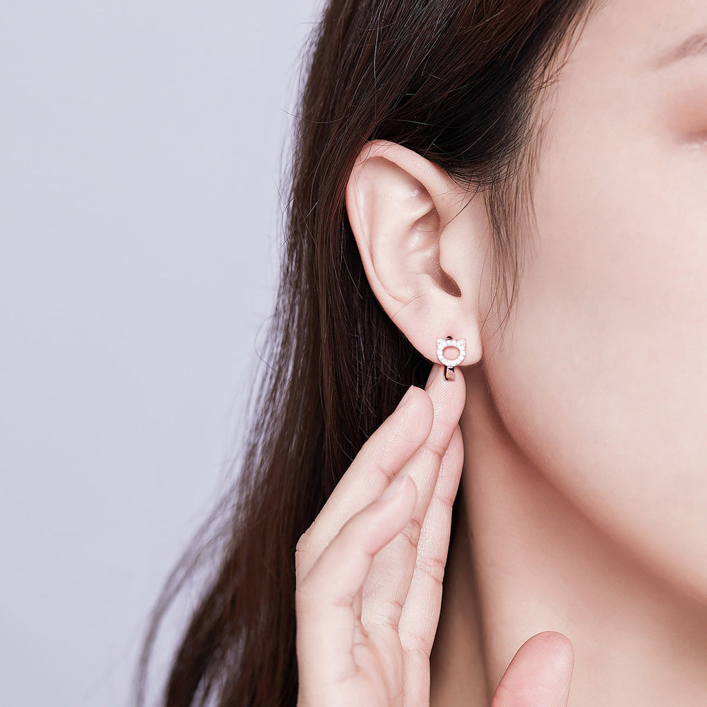 925 Sterling Silver CZ Earrings for Women