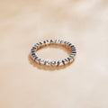 925 Sterling Silver Oxidized Ring Size 6.0 for Women